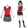 Kakegurui Midari Ikishima Schuluniform Cosplay Damen Mädchen Halloween Kanrevla Kostüm