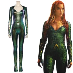 Aquaman And The Lost Kingdom Mera Cosplay Kostüm Halloween Karneval Jumpsuit