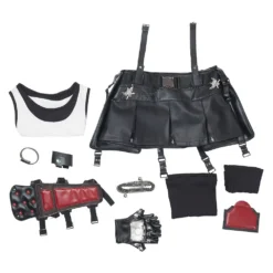 FF7 Final Fantasy VII 7 Remake Tifa Lockhart Cosplay Halloween Karneval Kostüm -DEKORATIONSGESCHÄFT 02678c3ea734aef58380fd1c694be647