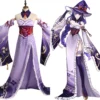 Genshin Impact Raiden Shogun Cosplay Kostüm Witch Outfits Halloween Karneval Originell Kleid Cossky®