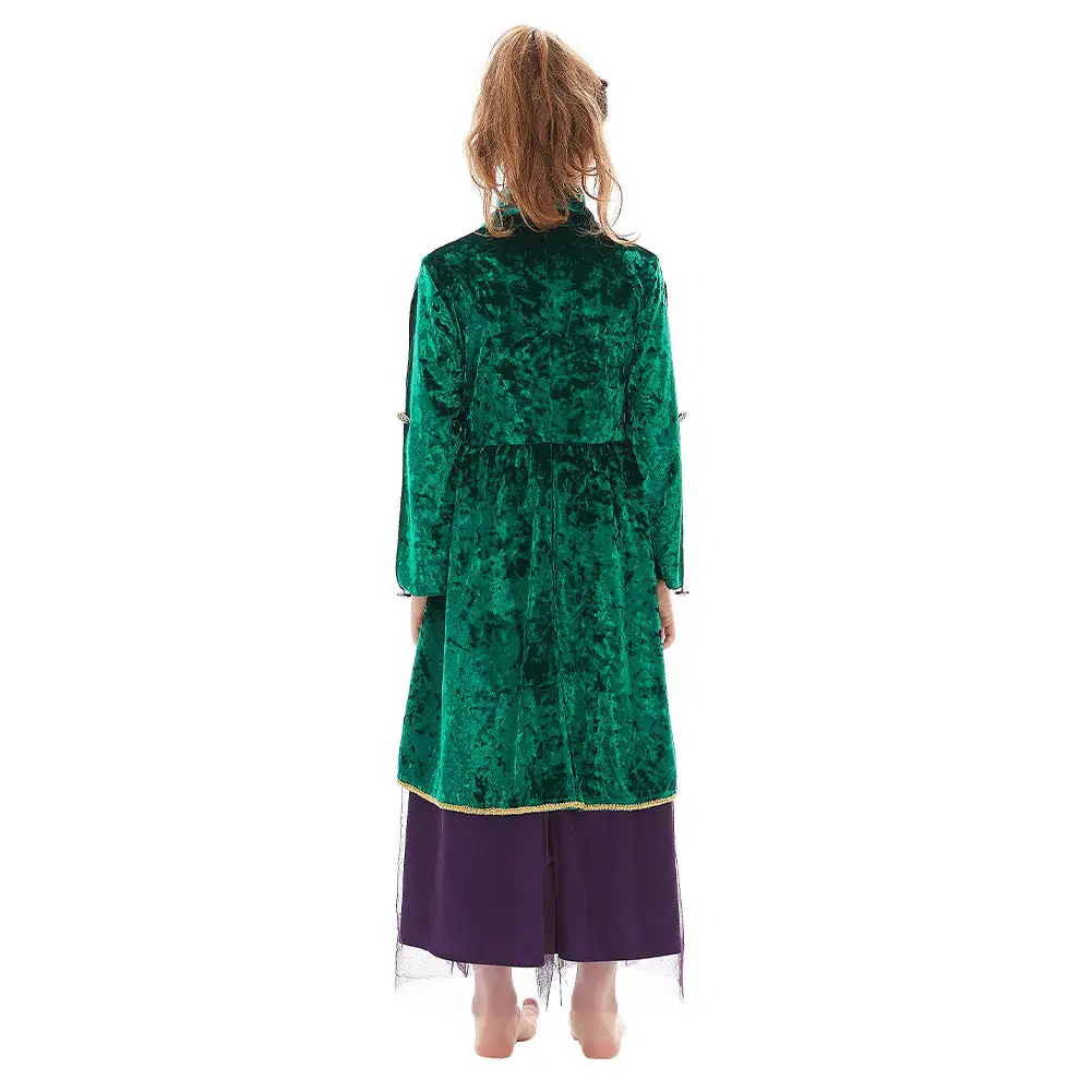 Kinder Winifred Sanderson Hocus Pocus Cosplay Kostüme Halloween Karneval Kleid 4 Kinder Winifred Sanderson Hocus Pocus Cosplay Kostüme Halloween Karneval Kleid – Bild 4