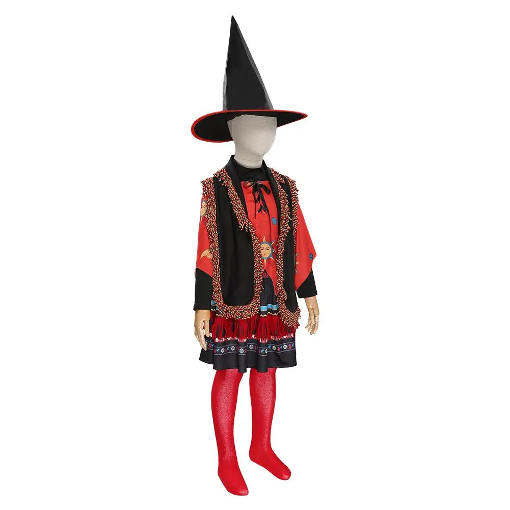 Hocus Pocus Dani Dennison Kinder Mädchen Kostüm Halloween Karneval Kostüm Set 3 Hocus Pocus Dani Dennison Kinder Mädchen Kostüm Halloween Karneval Kostüm Set – Bild 3
