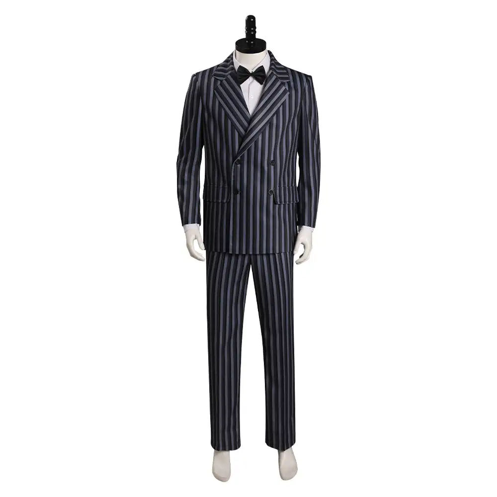 The Addams Family Cosplay Gomez Addams Kostüm Outfits Halloween Karneval Anzug 2 The Addams Family Cosplay Gomez Addams Kostüm Outfits Halloween Karneval Anzug – Bild 2
