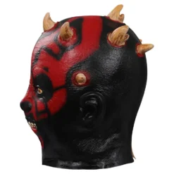 Star Wars Darth Maul Mask Cosplay Latex Maske Helmet Halloween Party Requisiten -DEKORATIONSGESCHÄFT 0b5d3fb7d9cdaf69d7855a6cfeb68b83