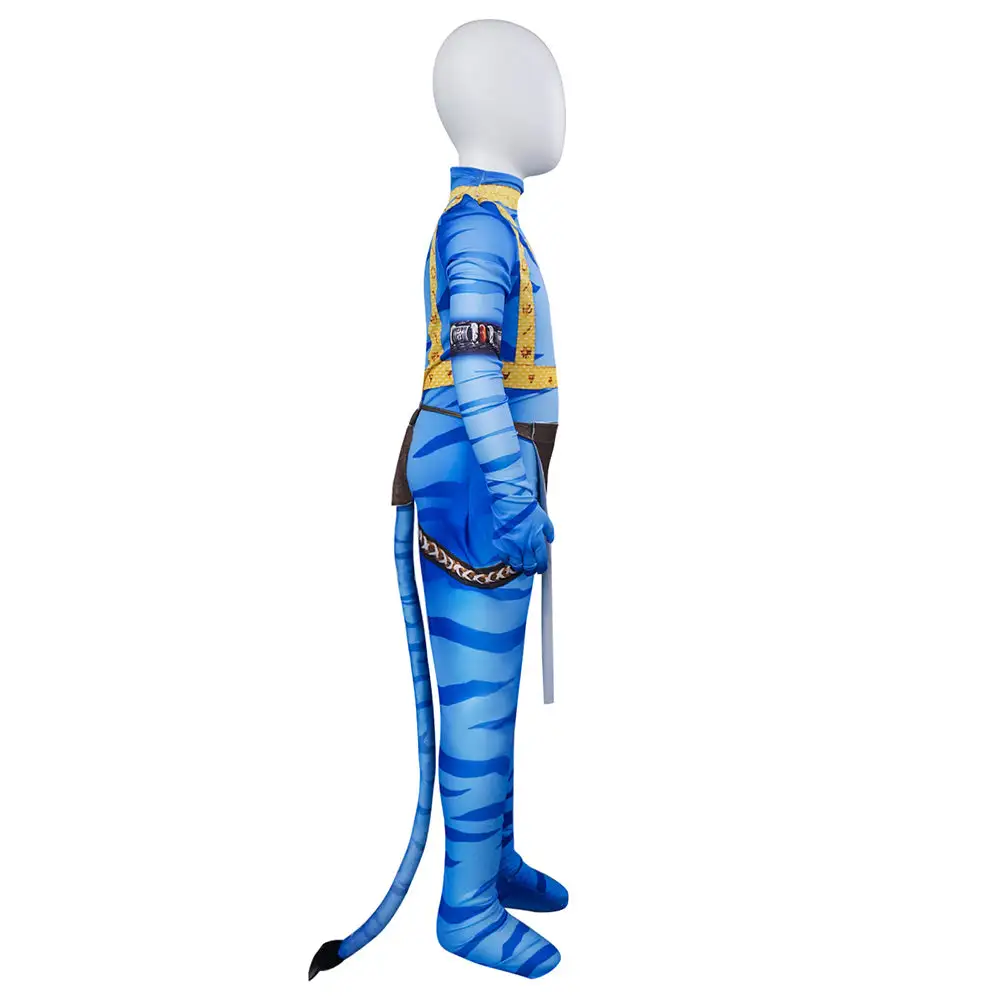 Kinder Avatar 2 Cosplay Kostüm Halloween Karneval Jumpsuit 5 Kinder Avatar 2 Cosplay Kostüm Halloween Karneval Jumpsuit – Bild 5