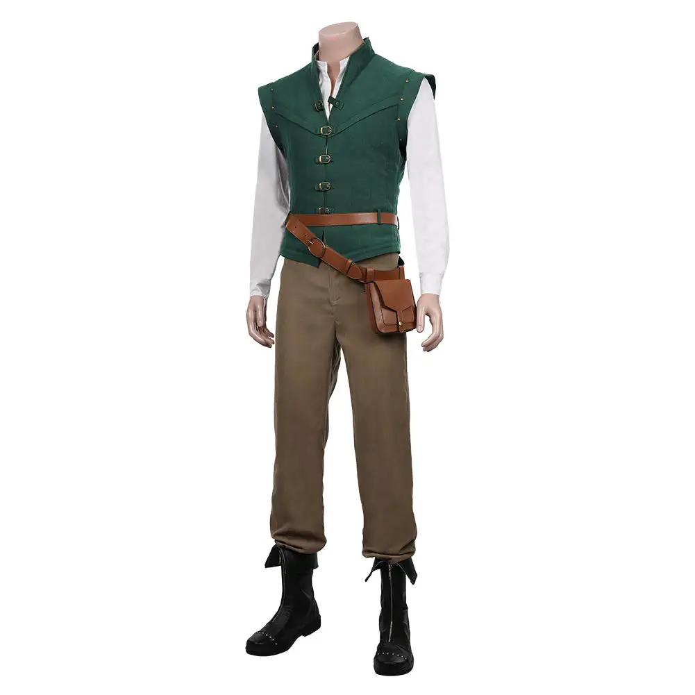 Flynn Rider Kostüm Tangled Eugene Fitzherbert Cosplay Halloween Karneval Kostüm 4 Flynn Rider Kostüm Tangled Eugene Fitzherbert Cosplay Halloween Karneval Kostüm – Bild 4