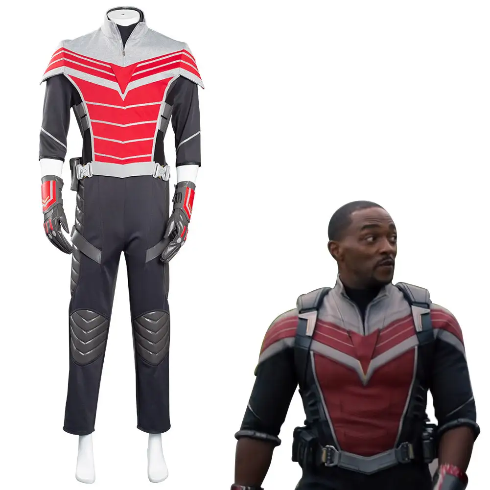 The Falcon And The Winter Soldier-Falcon/Sam Wilson Cosplay Halloween Karneval Kostüm 1 The Falcon And The Winter Soldier-Falcon/Sam Wilson Cosplay Halloween Karneval Kostüm
