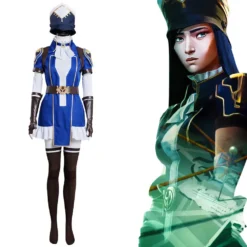 Arcane: League Of Legends Caitlyn The Sheriff Of Piltover Cosplay Kostüme Halloween Karneval Outfits