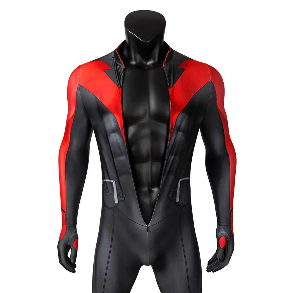 Teen Titans: The Judas Contract Dick Grayson Nightwing Cosplay Kostüm Outfits Halloween Karneval Jumpsuit 6 Teen Titans: The Judas Contract Dick Grayson Nightwing Cosplay Kostüm Outfits Halloween Karneval Jumpsuit – Bild 6
