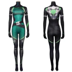 VALORANT Viper Cosplay Kostüm Outfits Halloween Karneval Jumpsuit -DEKORATIONSGESCHÄFT 109663c3fe607120e819dc0e744fd4d3