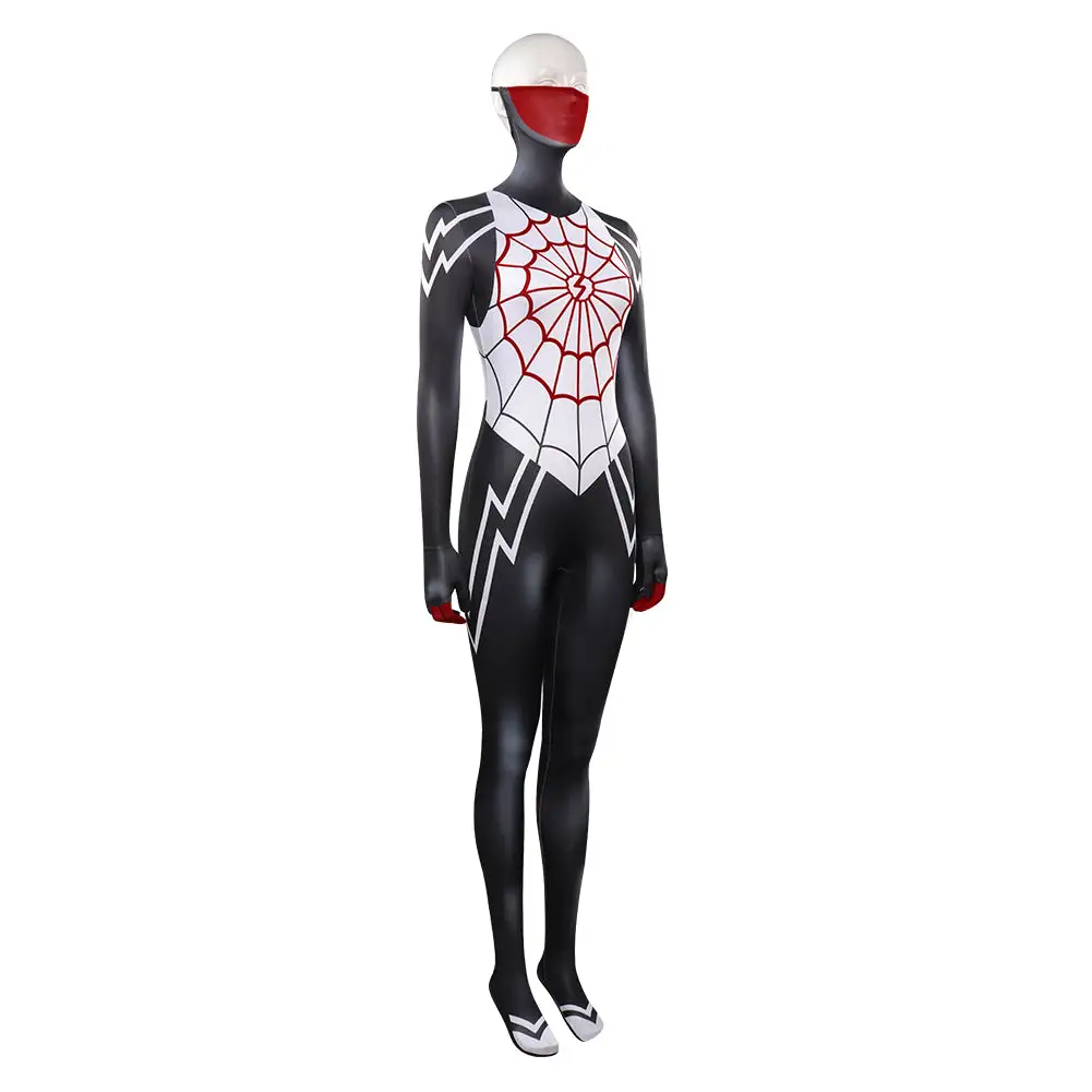 Spider-Man Silk Cosplay Cindy Moon Outfit Halloween Karneval Jumpsuit 5 Spider-Man Silk Cosplay Cindy Moon Outfit Halloween Karneval Jumpsuit – Bild 5