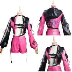 Jinx Arcane: League Of Legends Cosplay Kostüme Halloween Karneval Outfits Stil B -DEKORATIONSGESCHÄFT 11000443 costumebuy2009