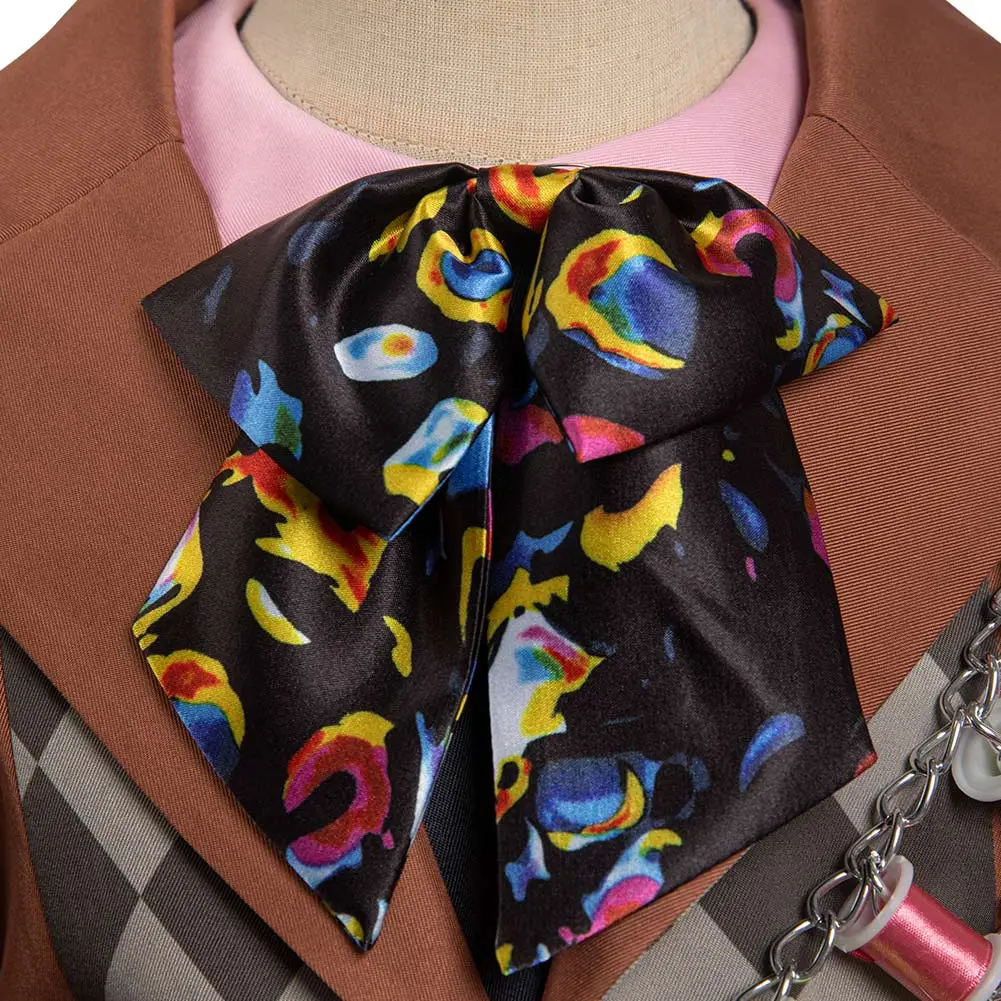 Kinder Alice In Wonderland Mad Hatter Tarrant Hightopp Originelle Cosplay Kostüm Halloween Karneval Outfits Cossky® 7 Kinder Alice In Wonderland Mad Hatter Tarrant Hightopp Originelle Cosplay Kostüm Halloween Karneval Outfits Cossky® – Bild 7