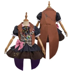 Kinder Alice In Wonderland Mad Hatter Tarrant Hightopp Originelle Cosplay Kostüm Halloween Karneval Outfits Cossky®
