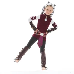 Kinder Ahsoka Tano Star Wars: The Clone Wars Cosplay Kostüm Halloween Karneval Outfits 14 Kinder Ahsoka Tano Star Wars: The Clone Wars Cosplay Kostüm Halloween Karneval Outfits -DEKORATIONSGESCHÄFT 11002524 5