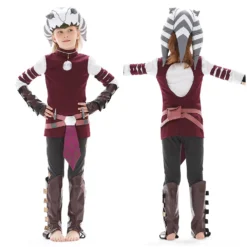 Kinder Ahsoka Tano Star Wars: The Clone Wars Cosplay Kostüm Halloween Karneval Outfits