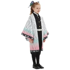 Mädchen Demon Slayer Kimetsu No Yaiba Kochou Shinobu Cosplay Kostüm Halloween Karneval Kostüm Set 18 Mädchen Demon Slayer Kimetsu No Yaiba Kochou Shinobu Cosplay Kostüm Halloween Karneval Kostüm Set -DEKORATIONSGESCHÄFT 11006844 2