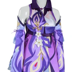 Keqing Kostüm Genshin Impact Keqing Cosplay Damen Halloween Karneval Kostüm -DEKORATIONSGESCHÄFT 11008401 7
