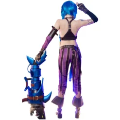 Arcane: League Of Legends LoL Jinx Cosplay Kostüme Uniformen Outfits Halloween Karneval Set -DEKORATIONSGESCHÄFT 11009399 2