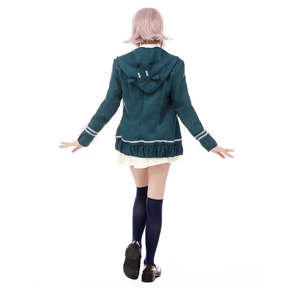 Danganronpa 2 Chiaki Nanami Cosplay Kostüm Uniform Jacke Halloween Karneval Mantel 2 Danganronpa 2 Chiaki Nanami Cosplay Kostüm Uniform Jacke Halloween Karneval Mantel – Bild 2