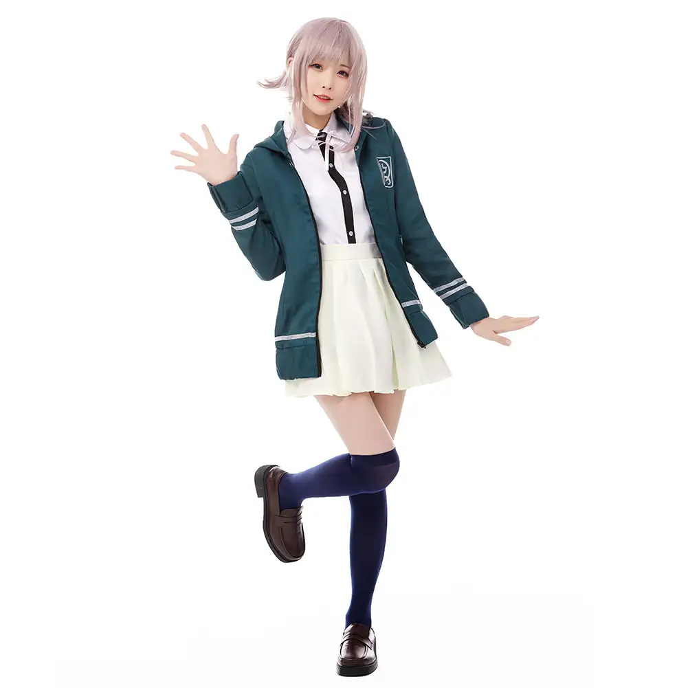 Danganronpa 2 Chiaki Nanami Cosplay Kostüm Uniform Jacke Halloween Karneval Mantel 1 Danganronpa 2 Chiaki Nanami Cosplay Kostüm Uniform Jacke Halloween Karneval Mantel