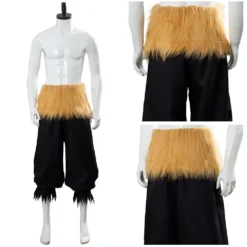 Inosuke Hashibira Demon Slayer Cosplay Kostüm Halloween Karneval Hose -DEKORATIONSGESCHÄFT 12002110 costumebuy2009