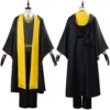 Harry Potter Schuluniform Cosplay Kostüm Haus Hufflepuff Robe Halloween Karneval Kostüm