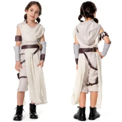 Kinder Star Wars: The Rise Of Skywalker Rey Cosplay Kostüme Halloween Karneval Outfits