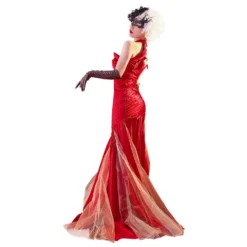 Cruella Cruella De Vil Rot Cosplay Kostüme Outfits Halloween Karneval Kleid 14 Cruella Cruella De Vil Rot Cosplay Kostüme Outfits Halloween Karneval Kleid -DEKORATIONSGESCHÄFT 12002705 5