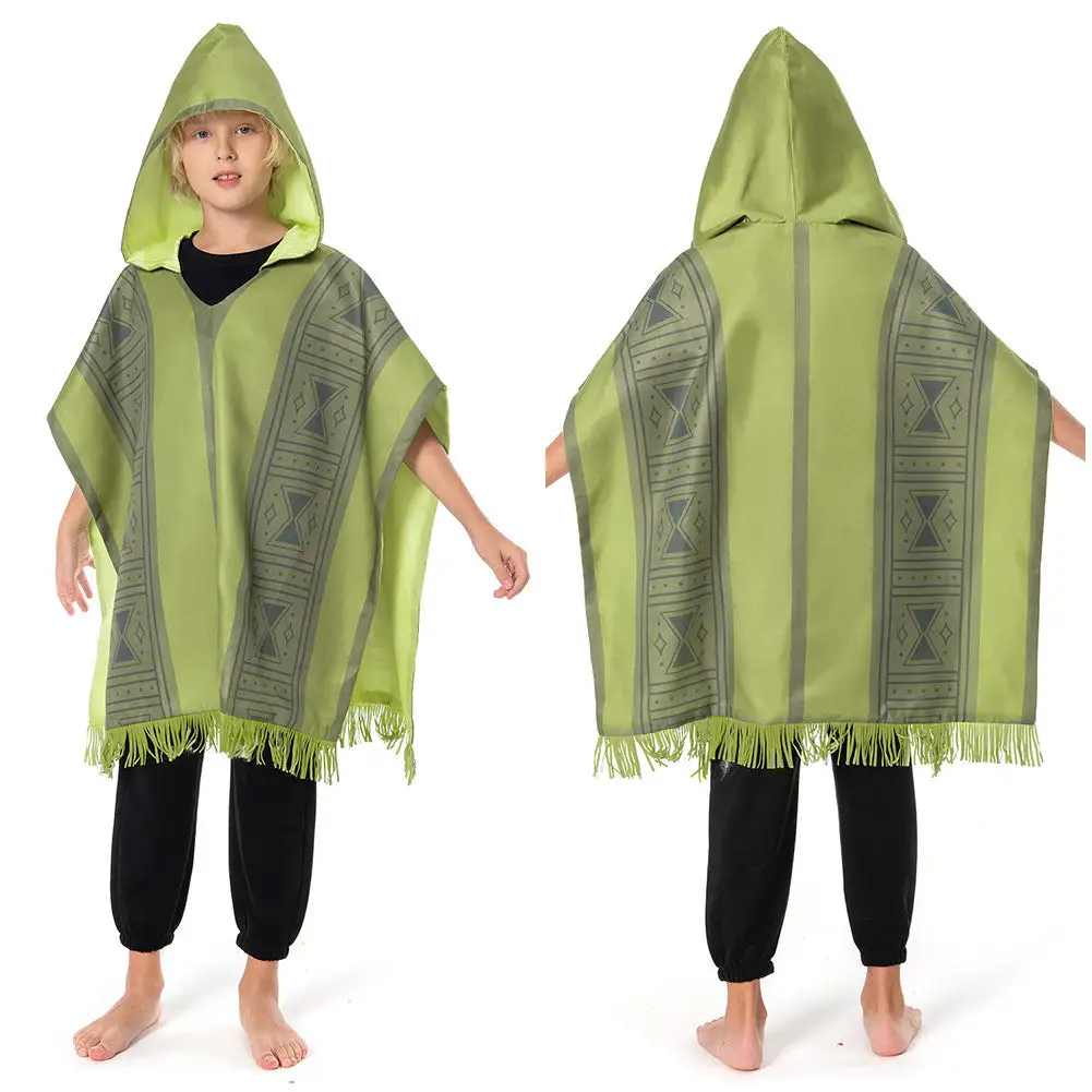 Kinder Encanto Bruno Cosplay Kostüm Outfit Halloween Karneval Umhang 1 Kinder Encanto Bruno Cosplay Kostüm Outfit Halloween Karneval Umhang