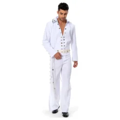 Elvis 2022 Elvis Aron Presley Cosplay Kostüm Outfits Halloween Karneval Anzug