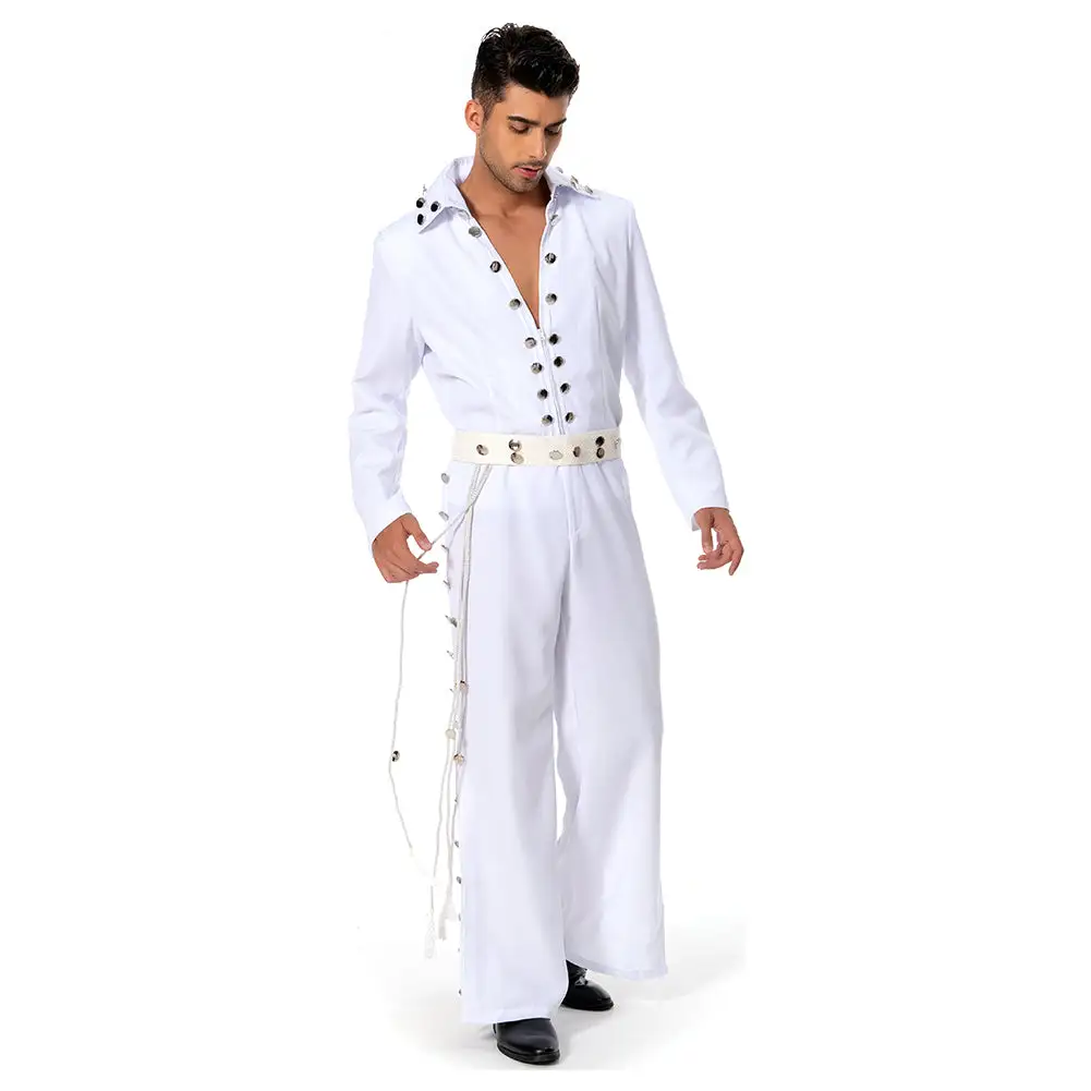 Elvis 2022 Elvis Aron Presley Cosplay Kostüm Outfits Halloween Karneval Anzug 4 Elvis 2022 Elvis Aron Presley Cosplay Kostüm Outfits Halloween Karneval Anzug – Bild 4