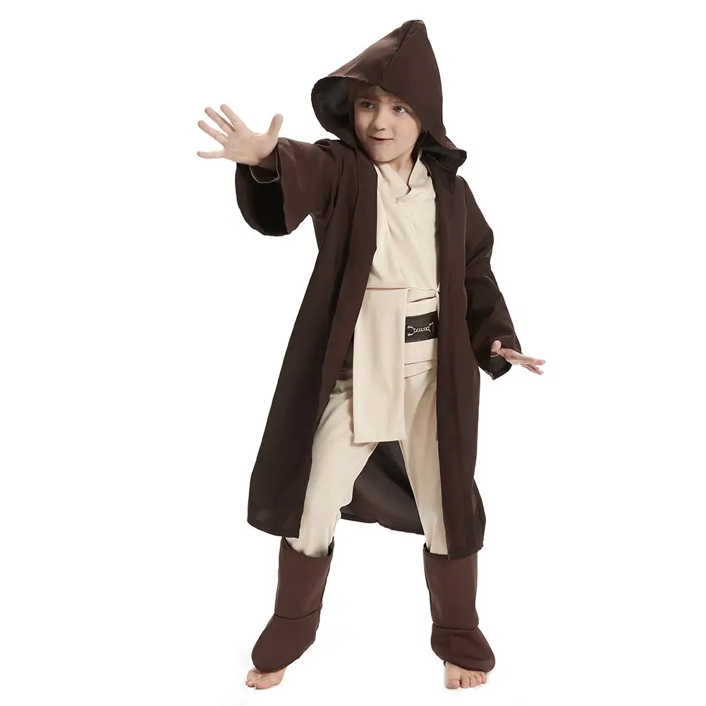 Star Wars Obi Wan Kenobi Jedi Kind Halloween Cosplay Kostüm 1 Star Wars Obi Wan Kenobi Jedi Kind Halloween Cosplay Kostüm