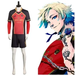 BLUE LOCK Michael Kaiser Uniform Cosplay Sportbekleidung Halloween Karneval Outfits 17 BLUE LOCK Michael Kaiser Uniform Cosplay Sportbekleidung Halloween Karneval Outfits -DEKORATIONSGESCHÄFT 138993a0ae4bf7119b06b8e58b4cfc4f