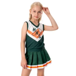 Kinder Stranger Things 4 Hawkins High School Cheerleading Cosplay Chrissy Kostüm Halloween Karneval Kleid -DEKORATIONSGESCHÄFT 15000460 6