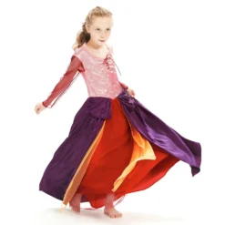 Kinder Sarah Sanderson Hocus Pocus Cosplay Kostüm Mädchen Halloween Karneval Kleid -DEKORATIONSGESCHÄFT 15001600 5