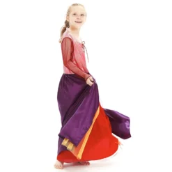 Kinder Sarah Sanderson Hocus Pocus Cosplay Kostüm Mädchen Halloween Karneval Kleid -DEKORATIONSGESCHÄFT 15001600 7