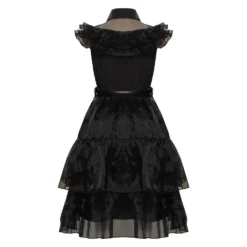 Kinder Mädchen Wednesday Addams Ballkleid Cosplay Halloween Karneval Kostüm 13 Kinder Mädchen Wednesday Addams Ballkleid Cosplay Halloween Karneval Kostüm -DEKORATIONSGESCHÄFT 15003647 3