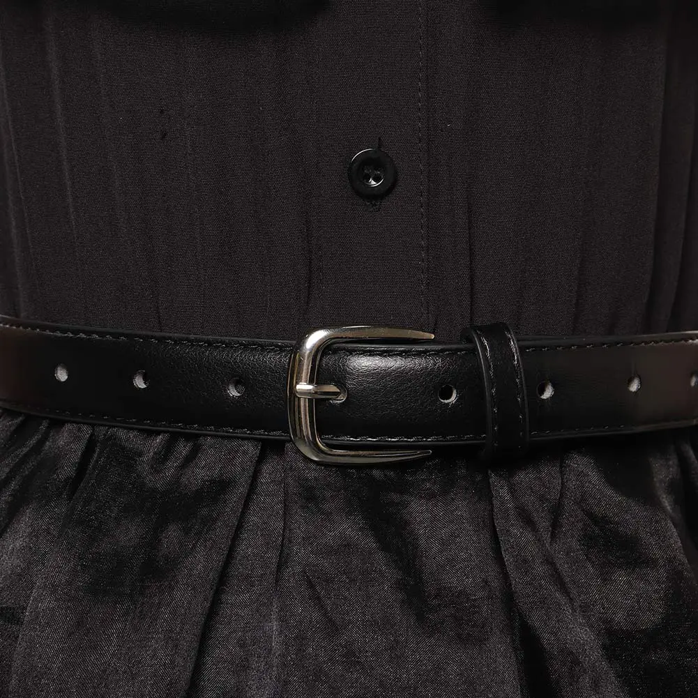 Kinder Mädchen Wednesday Addams Ballkleid Cosplay Halloween Karneval Kostüm 8 Kinder Mädchen Wednesday Addams Ballkleid Cosplay Halloween Karneval Kostüm – Bild 8