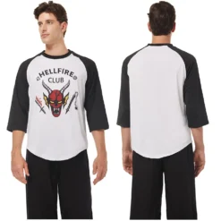 Stranger Things Staffel 4 (2022) Cosplay Eddie Munson Kostüm Erwachsene Hellfire Club T-Shirt Halloween Karneval Outfits -DEKORATIONSGESCHÄFT 15004049 0