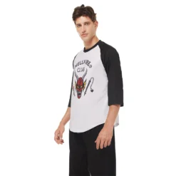 Stranger Things Staffel 4 (2022) Cosplay Eddie Munson Kostüm Erwachsene Hellfire Club T-Shirt Halloween Karneval Outfits -DEKORATIONSGESCHÄFT 15004049 2 52b3e932 7a51 4c42 9448 378b69daf5ea