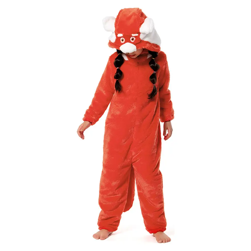 Kinder Turning Red Mei Cosplay Kostüm Schlafanzug Outfits Halloween Karneval Jumpsuit Cossky® 2 Kinder Turning Red Mei Cosplay Kostüm Schlafanzug Outfits Halloween Karneval Jumpsuit Cossky® – Bild 2