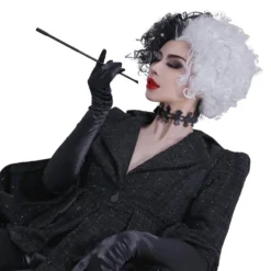 Cruella De Vil Emme Stone Schwarz Mantel Cosplay Kostüm Halloween Karneval Outfits 16 Cruella De Vil Emme Stone Schwarz Mantel Cosplay Kostüm Halloween Karneval Outfits -DEKORATIONSGESCHÄFT 15007809 6 29dd3ae7 b4e7 45bc b548 e94f41f610a0