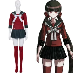 Danganronpa Maki Harukawa Uniform Cosplay Halloween Karneval Kostüm Set -DEKORATIONSGESCHÄFT 15008005 Cosarcade