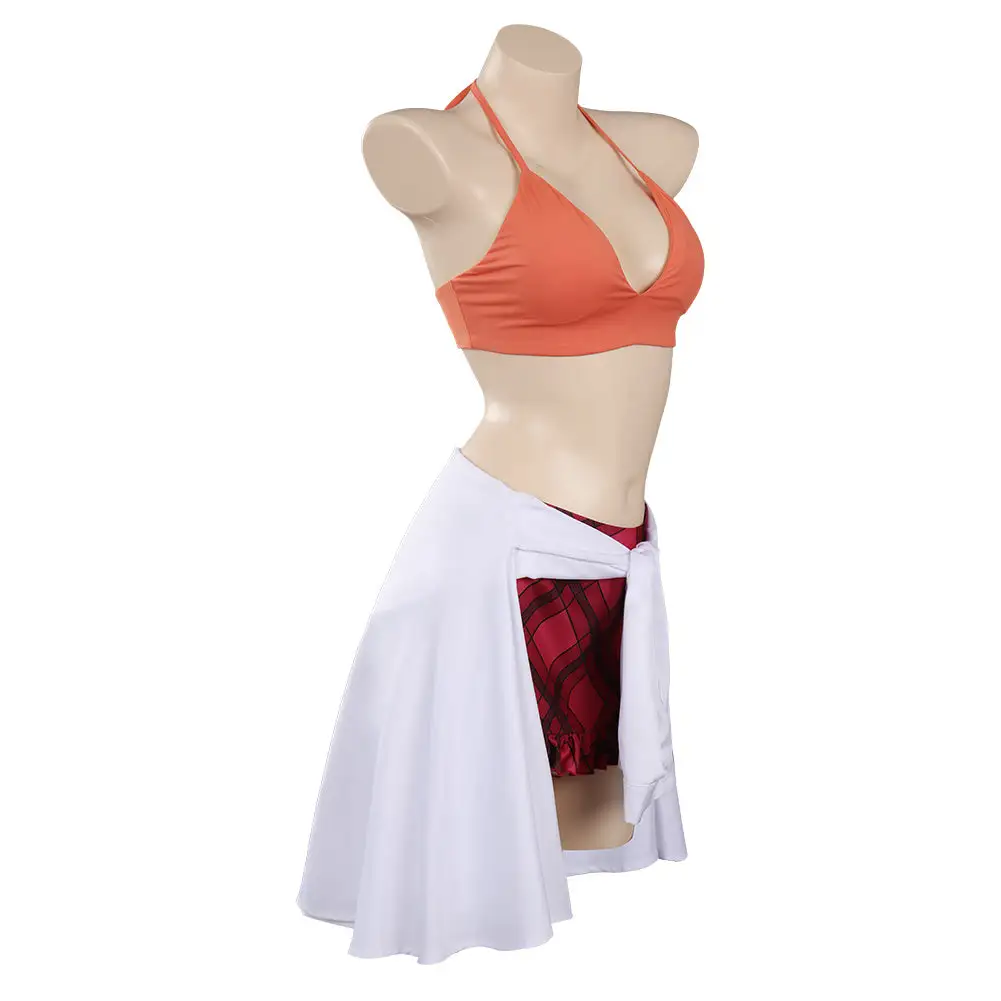 One Piece Film: Red Nami Cosplay Kostüm Halloween Karneval Outfits 5 One Piece Film: Red Nami Cosplay Kostüm Halloween Karneval Outfits – Bild 5