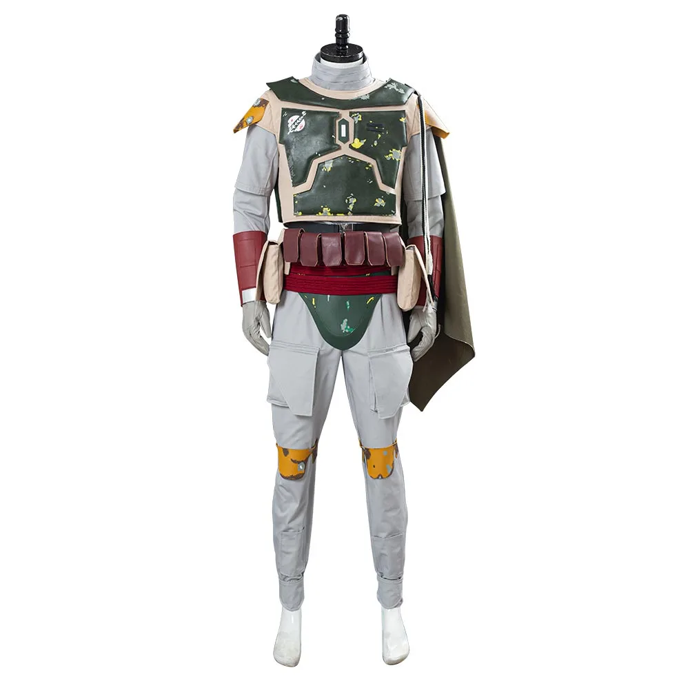 Kopfgeldjäger Boba Fett The Book Of Boba Fett Uniform Star Wars Cosplay Halloween Karnval Kostüm 2 Kopfgeldjäger Boba Fett The Book Of Boba Fett Uniform Star Wars Cosplay Halloween Karnval Kostüm – Bild 2