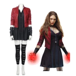 Avengers: Age Of Ultron Scarlet Witch Cosplay Kostüm Halloween Karneval Outfits
