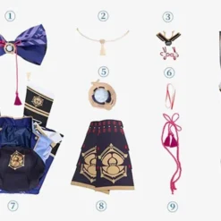 Genshin Impact Ayaka Cosplay Kostüm Kleid Halloween Karneval Outfits -DEKORATIONSGESCHÄFT 1 44377c52 8d39 4557 99a8 0800dce5a991