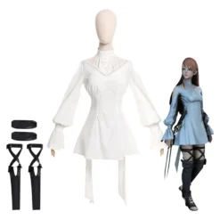 FF14 FINAL FANTASY Cosplay Minfilia Kostüm Outfits Halloween Karneval Kleid
