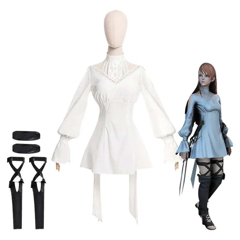 FF14 FINAL FANTASY Cosplay Minfilia Kostüm Outfits Halloween Karneval Kleid 1 FF14 FINAL FANTASY Cosplay Minfilia Kostüm Outfits Halloween Karneval Kleid